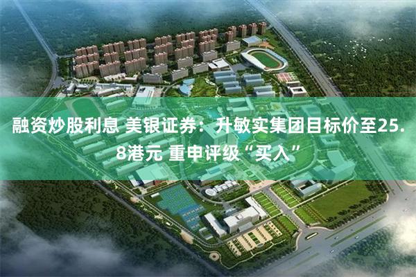 融资炒股利息 美银证券：升敏实集团目标价至25.8港元 重申评级“买入”